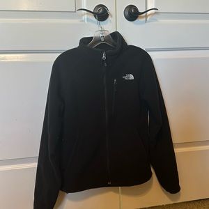 North face jacket in black in the size medium